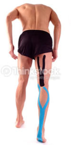 Traitement de la bursite de la patte d'oie par taping médical